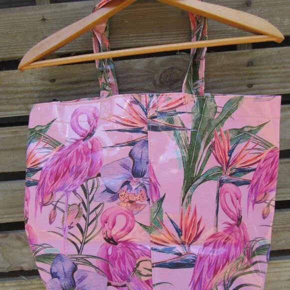 RETIRED Consuela Grab "N" Go Brynn Flamingo Tote (14x14) - Picture 5 of 7